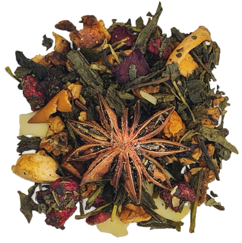 Зимно-слънце-зелен-чай