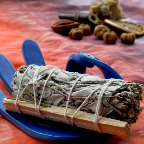 Снопче бяла салвия и Пало Санто – 10 см